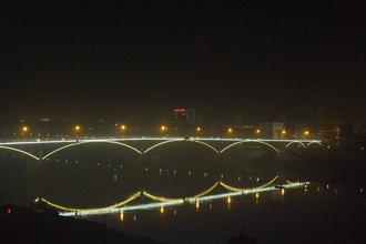 资江一桥夜景